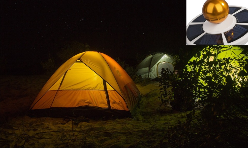 Outdoor Solar Flagpole Lights